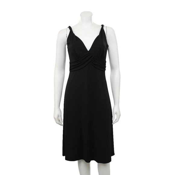 LOFT Dresses & Skirts - Ann Taylor Loft Black Matte Jersey Dress